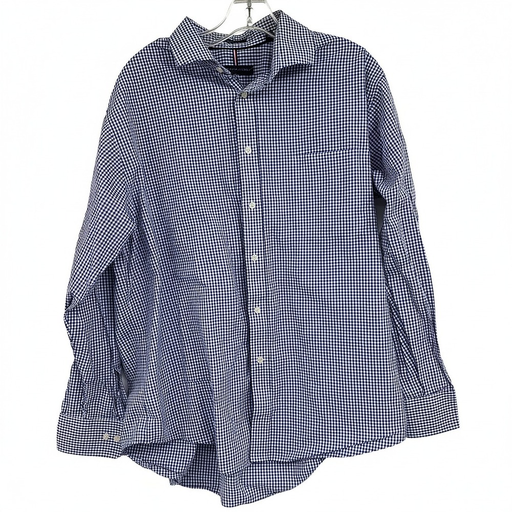 Tommy Hilfiger Blue Cotton Blend Long Sleeve Button Down | Men’s XL